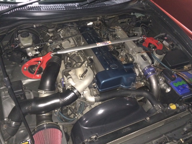 1999 Toyota Supra RZ-S 3L twin turbo VVTi engine bay