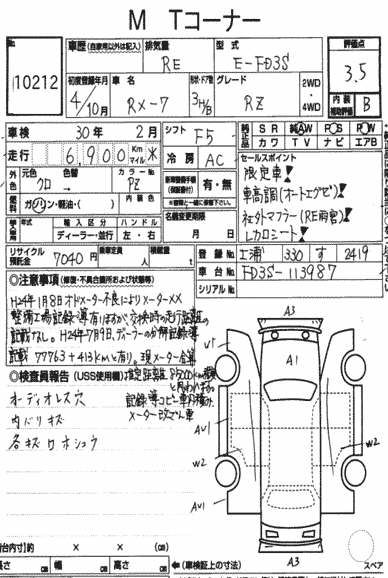 1992 Mazda RX-7 Type RZ lightweight sports model auction report