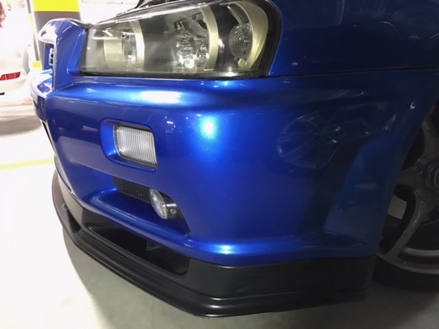 1999 Nissan Skyline R34 GT-R VSpec left front bumper