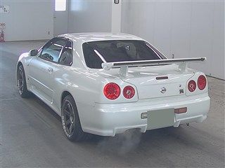 2001 Nissan Skyline R34 GT-R auction rear