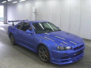 2002 Nissan Skyline R34 GT-R VSpec 2 auction front