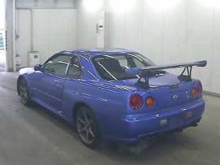 2002 Nissan Skyline R34 GT-R VSpec 2 auction rear