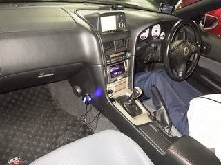 1999 Nissan Skyline R34 GTR VSpec MP2 auction interior