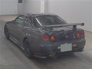 1999 Nissan Skyline R34 GTR VSpec MP2 auction rear