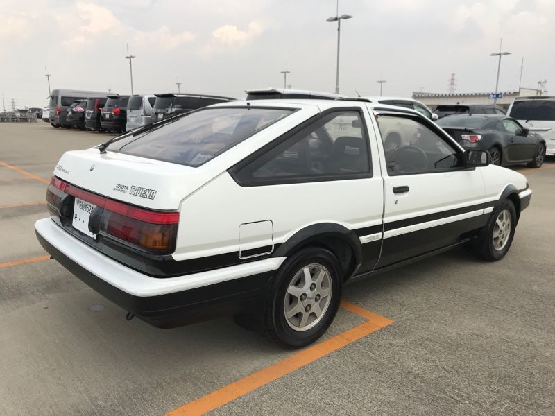 1986 TOYOTA SPRINTER GT APEX right rear